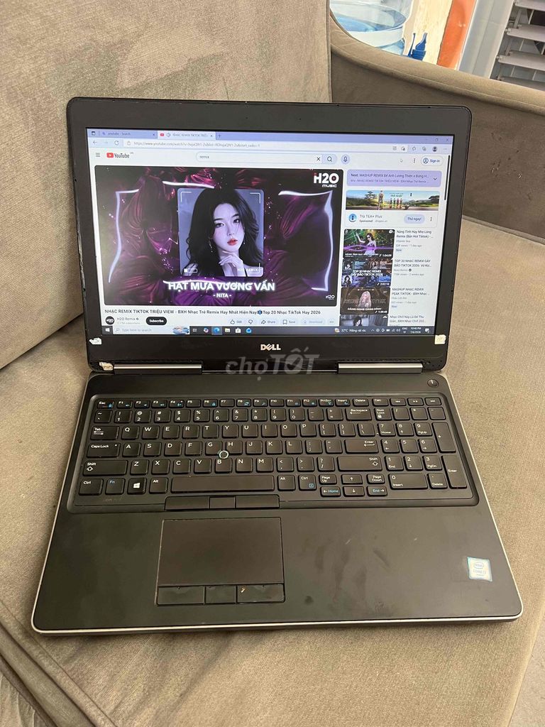 Dell Precision 7510 i7-6820HQ 8GB/SSD 180GB Đen. Mua bán Laptop tại Quận Đống Đa Hà Nội được đăng bởi HQ Computer hình 1
