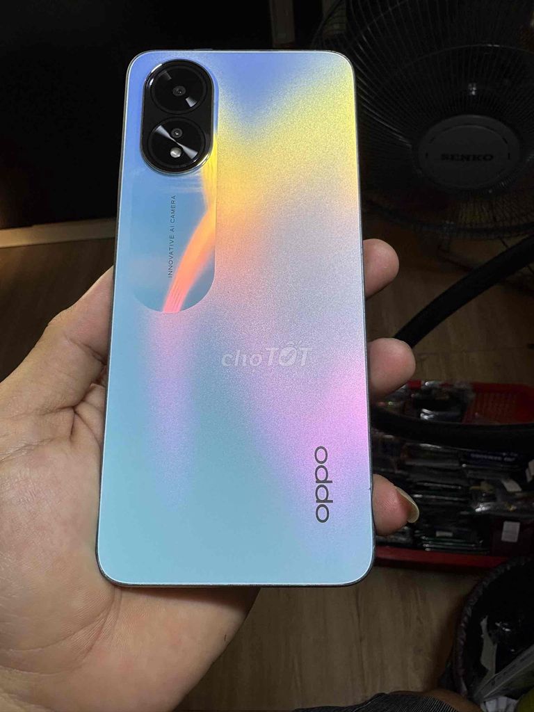 Oppo A18 128GB Xanh tím. Mua bán Điện thoại tại Huyện Mang Thít Vĩnh Long được đăng bởi Nhí mobile hình 1