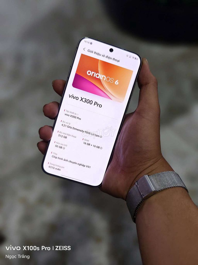 Vivo X300 Pro 16GB/512GB Trắng. Mua bán Điện thoại tại Quận 10 Tp Hồ Chí Minh được đăng bởi Trắng hình 1