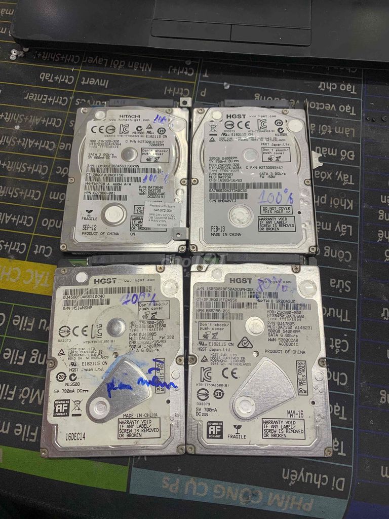 Ổ cứng HDD Hitachi 320GB. Mua bán Linh kiện (RAM, Card...) tại Huyện An Lão Hải Phòng được đăng bởi acc min hình 1