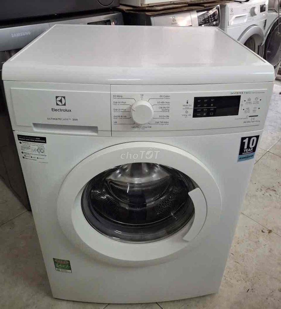 Máy giặt Electrolux  300 7.5kg Inverter. Mua bán Máy giặt tại Quận 7 Tp Hồ Chí Minh được đăng bởi shop đồ cũ hình 1