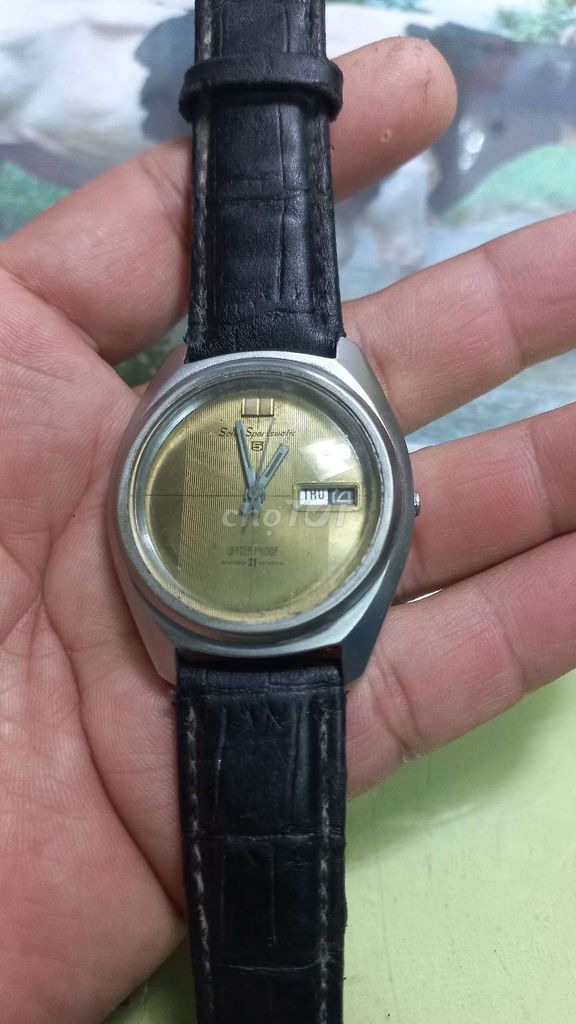 Đồng hồ nam seko thể thao cơ automatic xưa 1970s