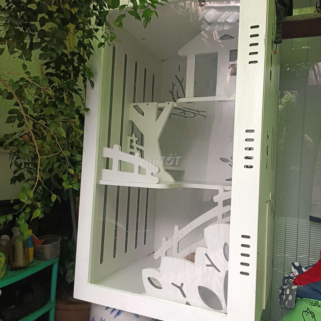 Lồng nuôi thú cưng Gỗ Kính Trắng Hiện đại. Mua bán Phụ kiện, Thức ăn, Dịch vụ tại Thành phố Thủ Đức Tp Hồ Chí Minh được đăng bởi Trinh hình 1