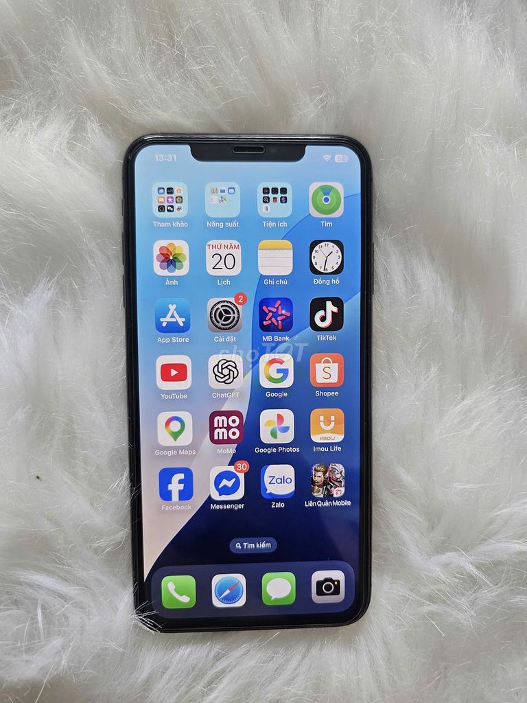 Apple iPhone XS Max 64GB Đen Đã qua sử dụng. Mua bán Điện thoại tại Thành phố Bến Tre Bến Tre được đăng bởi Máy tính Chí Lãm hình 1
