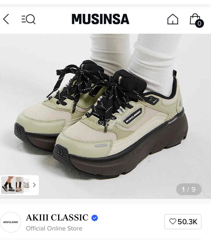 Giày thể thao AKIII CLASSIC Unisex. Mua bán Giày dép tại Quận Hồng Bàng Hải Phòng được đăng bởi Vu Tien Chung hình 1