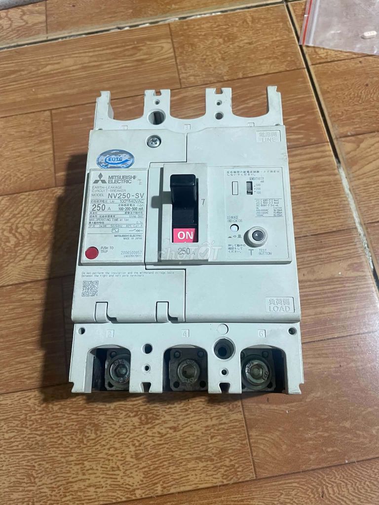 Thiết bị điện Mitsubishi  CB chống giật 3 pha 250A. Mua bán Nội thất, đồ gia dụng khác tại Thị xã Bến Cát Bình Dương được đăng bởi luannguyen hình 1