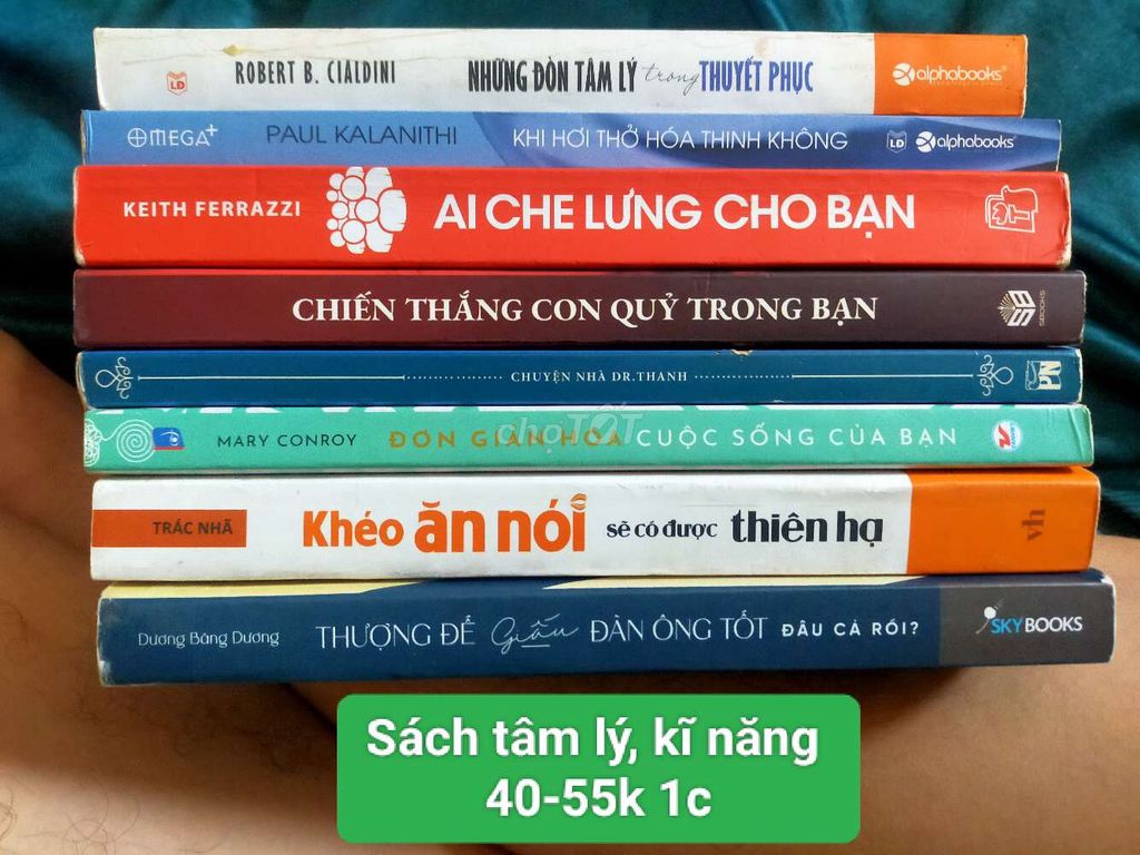 Pass sách tâm lý kĩ năng 25-55k 1c