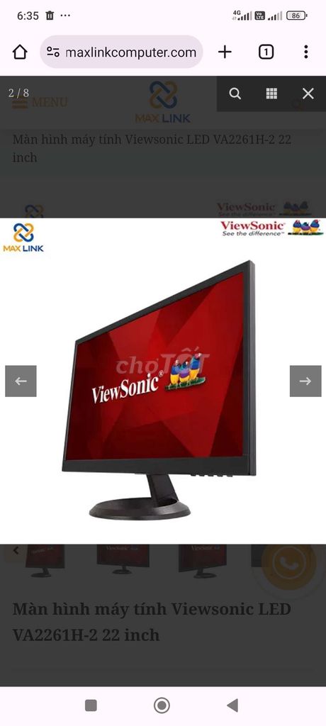 Màn wiecsonic led 22in đẹp