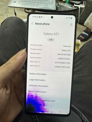 ss a51 Việt Nam! vẫn dùng bt bán ae dùng bản vn. Mua bán Điện thoại tại Quận Đống Đa Hà Nội được đăng bởi TicoSmartphone