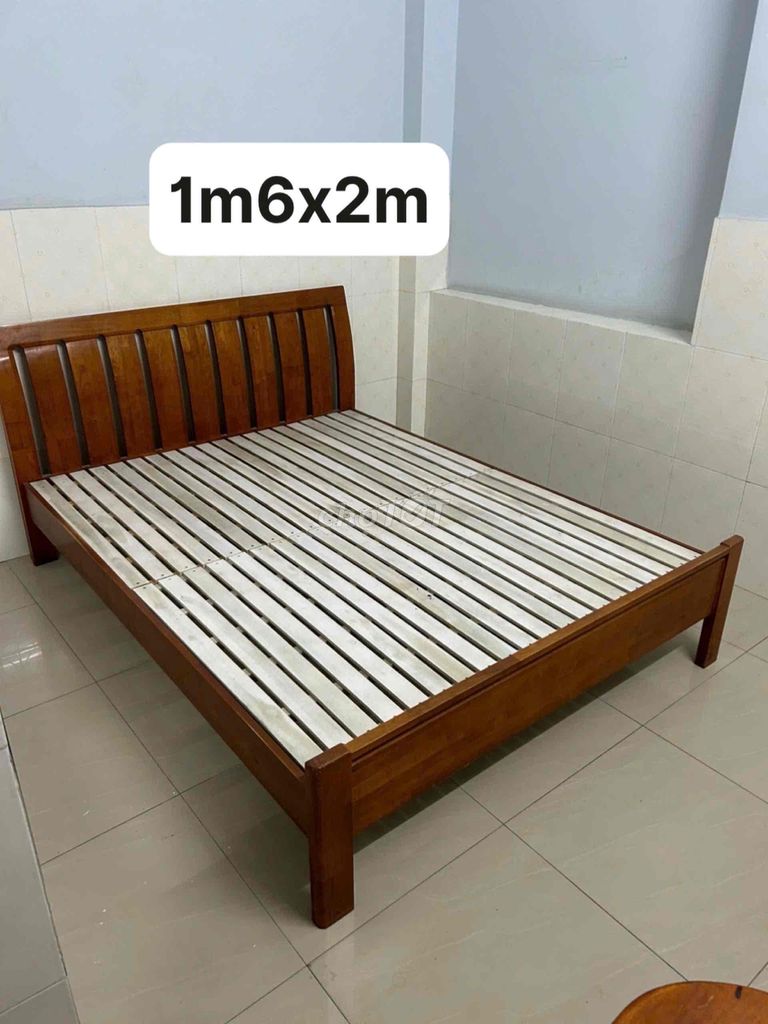 giường . giường 1m6x2m . giường gỗ