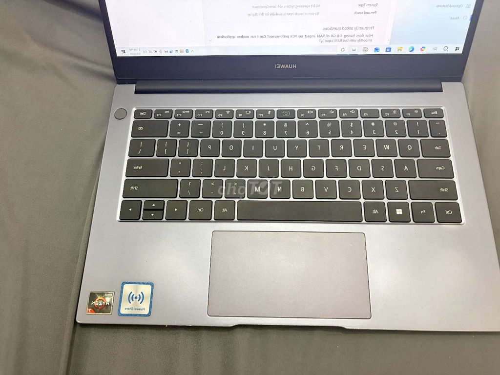 Huawei Matebook D14 Ryzen 7 8GB/256GB. Mua bán Laptop tại Quận 11 Tp Hồ Chí Minh được đăng bởi nguyễn thành nhân hình 1