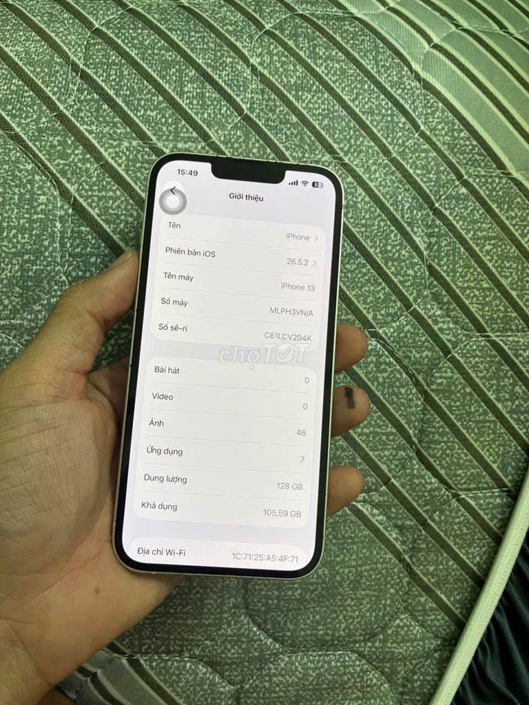 Apple iPhone 13 128GB Hồng. Mua bán Điện thoại tại Quận Tân Phú Tp Hồ Chí Minh được đăng bởi Hội Đồ Điện Tử hình 1