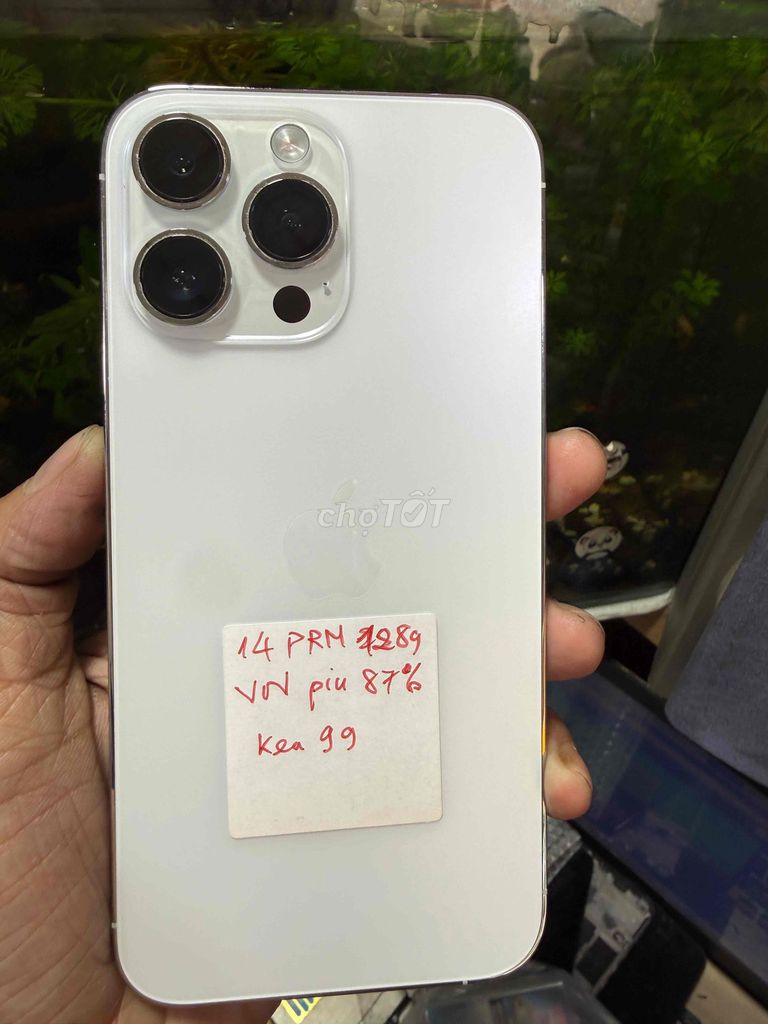 Apple iPhone 14 Pro Max 128GB Trắng Đã thay vỏ. Mua bán Điện thoại tại Quận Tân Phú Tp Hồ Chí Minh được đăng bởi gia phát hình 1