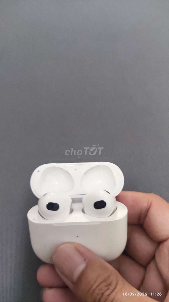 Tai nghe Apple AirPods 3 Trắng. Mua bán Tivi, Âm thanh tại Thành phố Biên Hòa Đồng Nai được đăng bởi Giáp hình 1