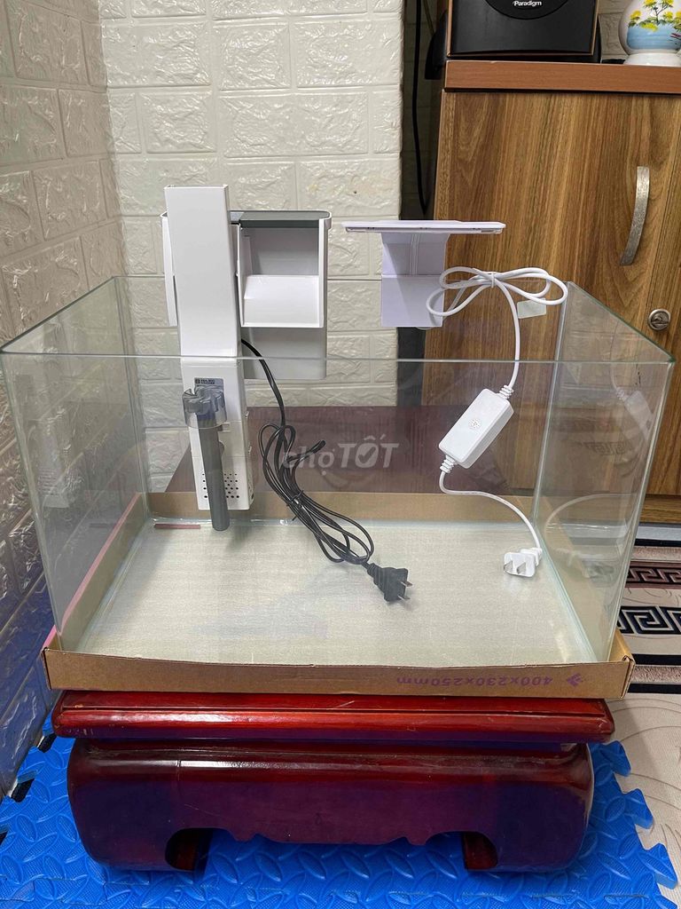 Bể cá kính 60x30x35cm lọc treo 3 màu. Mua bán Phụ kiện, Thức ăn, Dịch vụ tại Quận Hoàn Kiếm Hà Nội được đăng bởi nguyên ngoc long hình 1