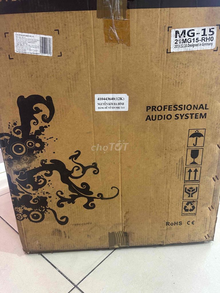 Loa sub hơi RKB MG-15 Đen mới 100 nguyên thùng. Mua bán Tivi, Âm thanh tại Quận Gò Vấp Tp Hồ Chí Minh được đăng bởi Phạm nam hình 1