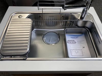 Chậu rửa chén bát 1 hố TOTOYOMY TD-Z8050N-SV. Mua bán Thiết bị vệ sinh, nhà tắm tại Quận Tây Hồ Hà Nội được đăng bởi Chuyên đồ điện Nhật cũ