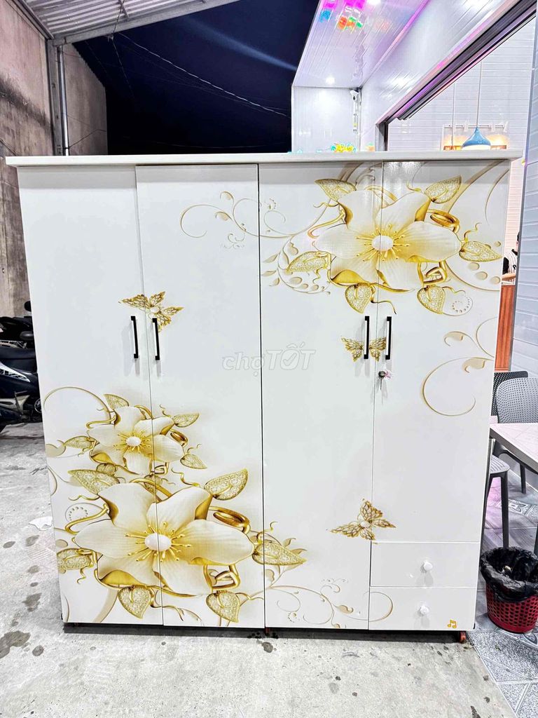 Tủ quần áo nhựa Đài Loan 1m8x1m6x45cm. Mua bán Tủ, kệ gia đình tại Quận Cái Răng Cần Thơ được đăng bởi võ hoàng mến hình 1