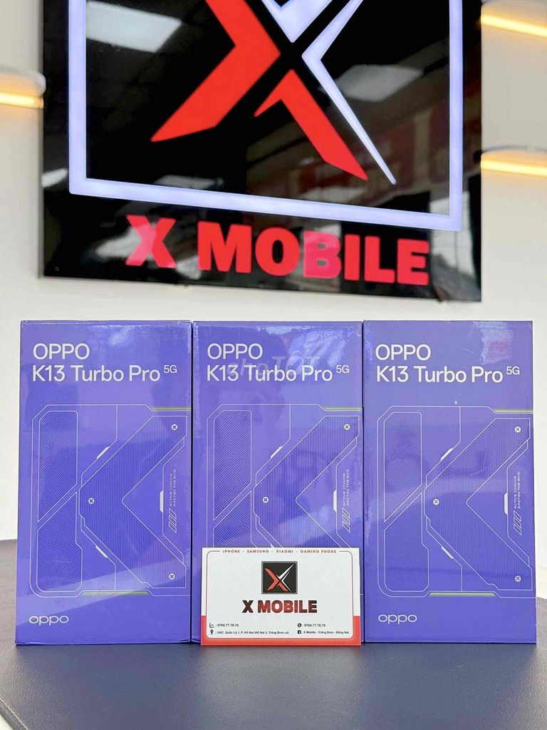 OPPO K13 TURBO PRO 12/256GB NEWSEAL FULL TV 🇻🇳✨. Mua bán Điện thoại tại Huyện Trảng Bom Đồng Nai được đăng bởi X Mobile Trảng Bom hình 1