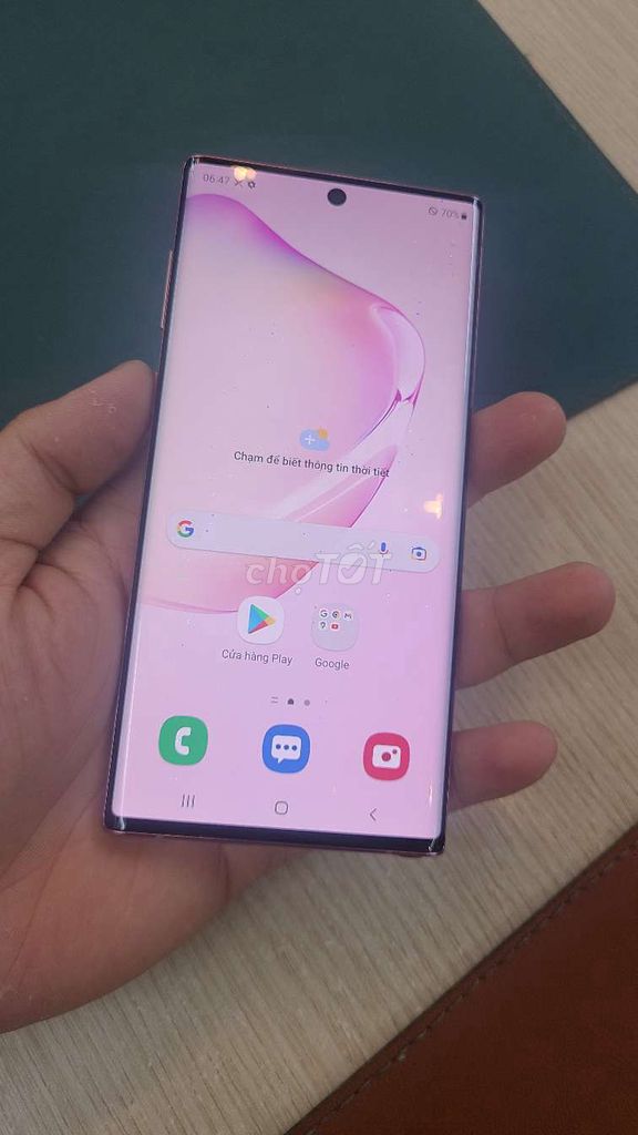 Bán nhanh Samsung Note 10 5G 12l256 máy nguyên Zin