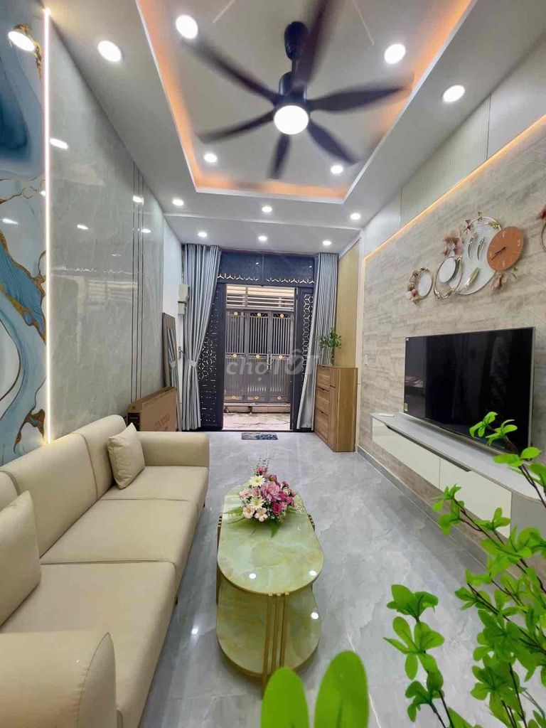 NGÃ 6 NGUYỄN KIỆM, NGUYỄN VĂN NGHI, FULL NỘI THẤT, 2 TẦNG ĐÚC, 3 PN, D