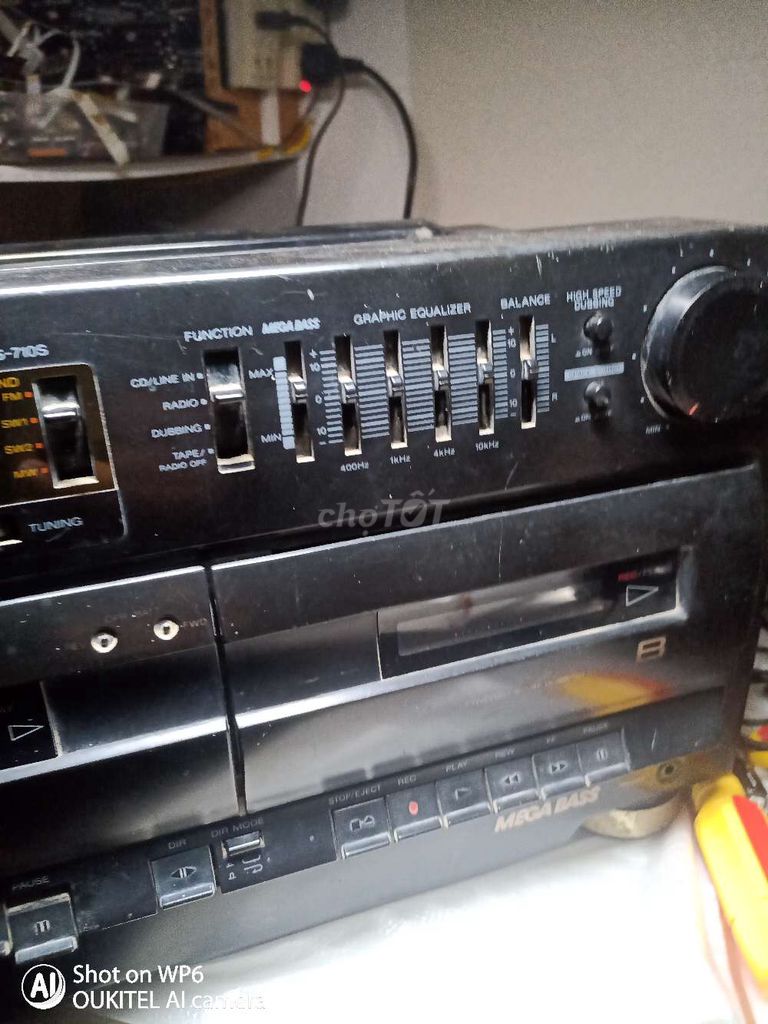 Đài Cassette Sony CFS 710S Đen. Mua bán Tivi, Âm thanh tại Huyện Tiên Du Bắc Ninh được đăng bởi HOÀNG NGUYỄN hình 1