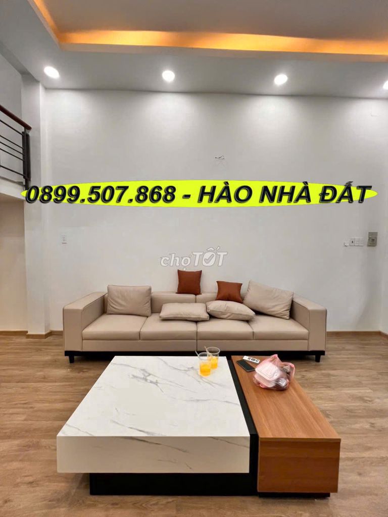 Дом 48.6м², гараж для авто, спальня на первом этаже, Go Xoai, 5 млрд