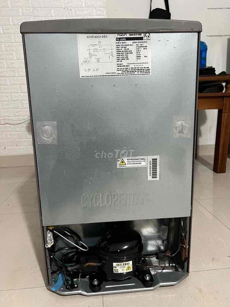 Tủ lạnh Aqua AQR 95ER-SV 90L. Mua bán Tủ lạnh tại Quận Long Biên Hà Nội được đăng bởi Hồng Phạm hình 1