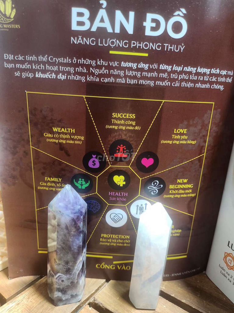  Đá Thạch Anh Tím Thương Hiệu Yingyang Masters . Mua bán Đồ sưu tầm, đồ cổ tại Huyện Bình Chánh Tp Hồ Chí Minh được đăng bởi Nhà Lộc Lá hình 1