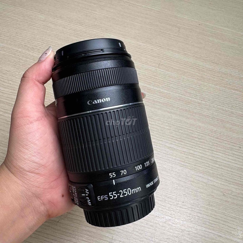 Ống kính Canon EFS 55-250mm IS II Đen. Mua bán Máy ảnh, Máy quay tại Thành phố Thủ Đức Tp Hồ Chí Minh được đăng bởi Liễu Lê  hình 1
