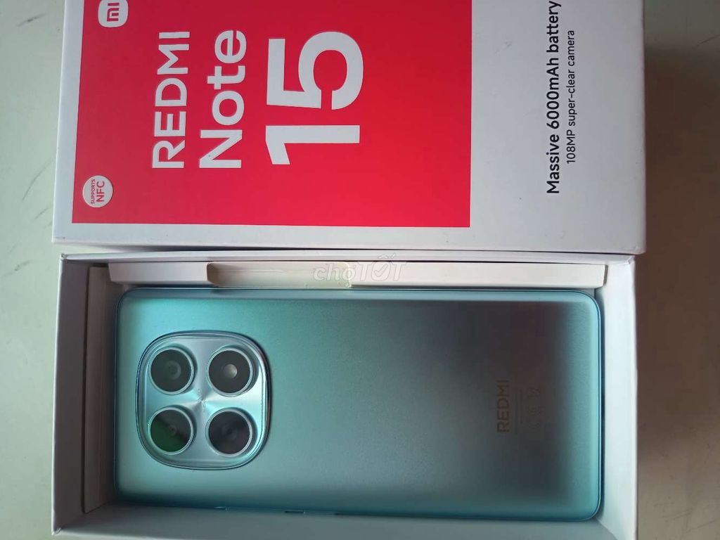 Xiaomi Redmi Note 15 Xanh. Mua bán Điện thoại tại Huyện Gò Dầu Tây Ninh được đăng bởi Hoàng Minh hình 1