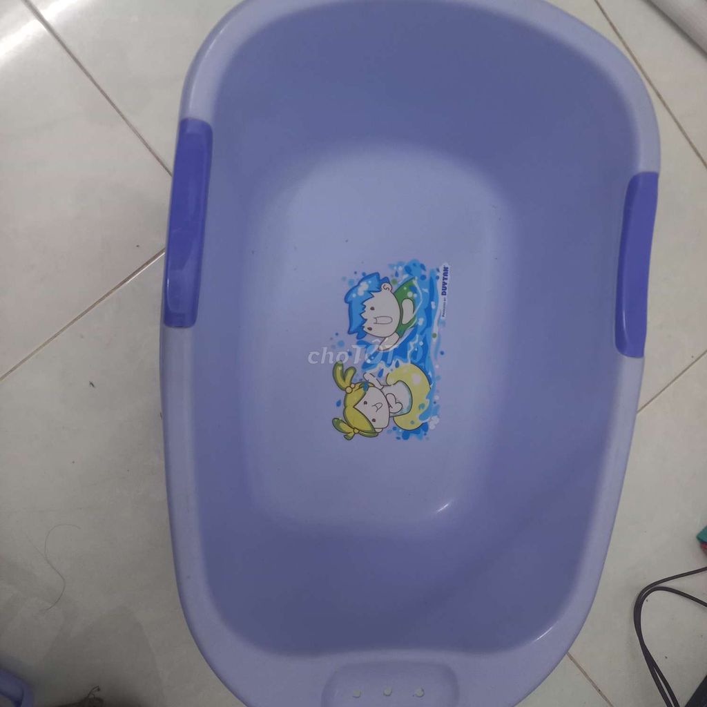Thau tắm bé Duy Tân Nhựa Tím. Mua bán Mẹ và bé tại Quận Ninh Kiều Cần Thơ được đăng bởi Hoàng Yến hình 1