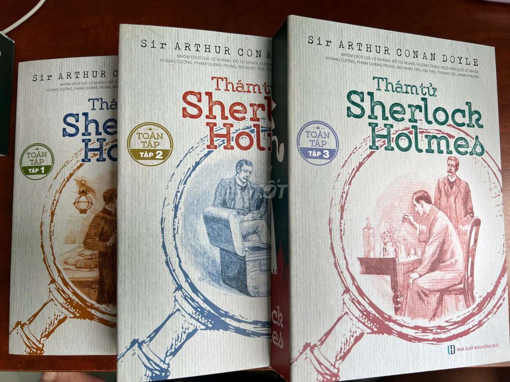 Trọn bộ 3 cuốn Sherlock Holmes