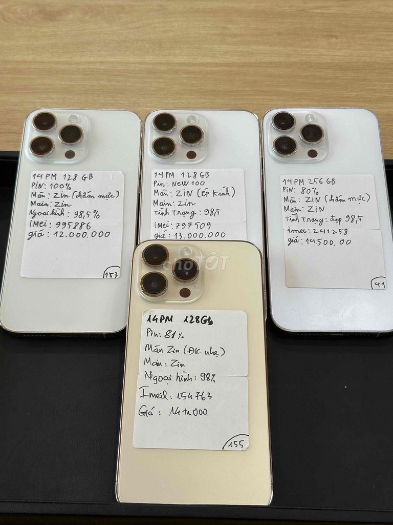 14 Pro Max 128GB Vàng Đã sử dụng/ BAO NỢ XẤU. Mua bán Điện thoại tại Quận 12 Tp Hồ Chí Minh được đăng bởi Sang Mobile hình 1