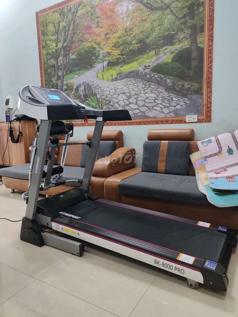 Máy chạy bộ Kingsport BK8000 Pro Đen, Xám