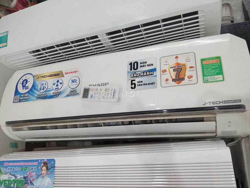 Máy lạnh Sharp 1 HP Thanh lý, nguyên zin. Mua bán Máy lạnh, điều hoà tại Quận Cẩm Lệ Đà Nẵng được đăng bởi Nguyễn hữu minh hình 1