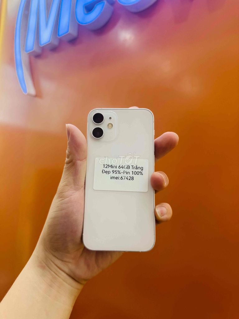 iPhone 12 Mini Trắng 64GB Mực Bé-Giá Bỏ Màn. Mua bán Điện thoại tại Quận Cầu Giấy Hà Nội được đăng bởi Trọng Hoàng hình 1