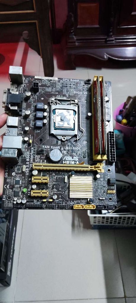 Asus H81 + I7-4770 + Ram 2x8Gb