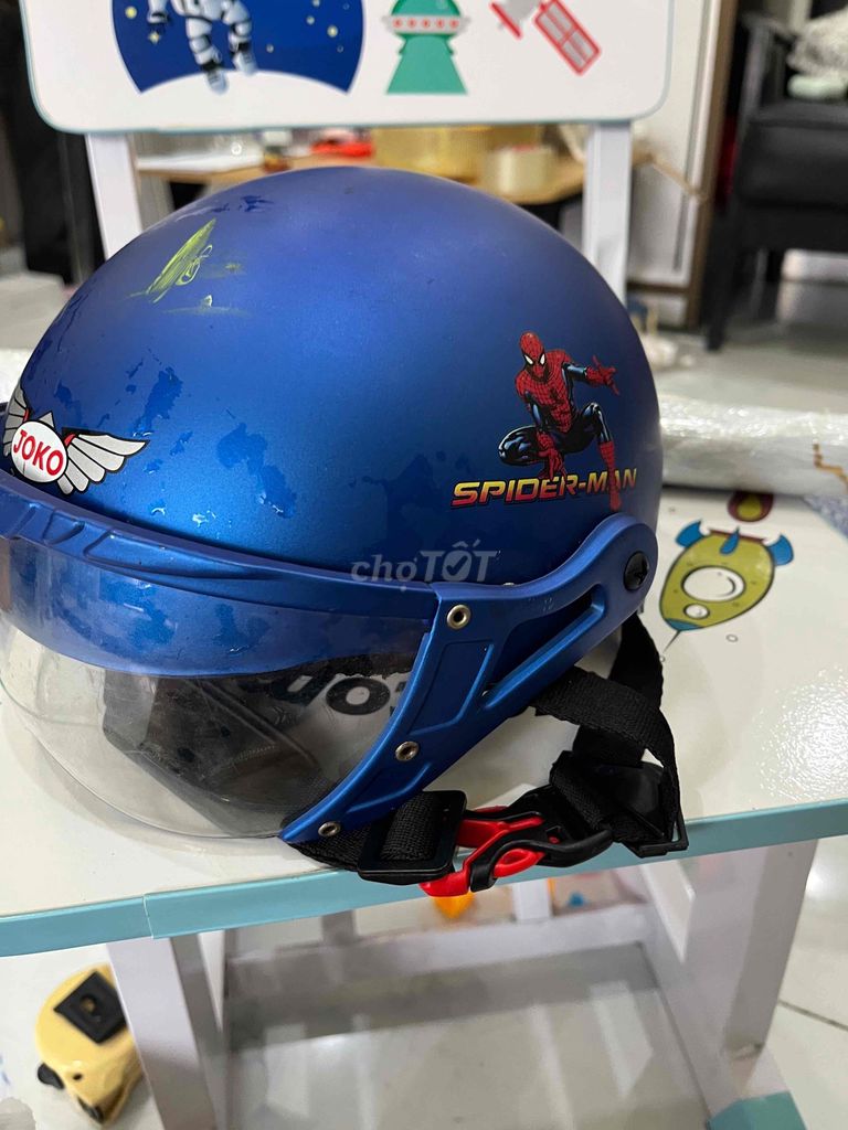 Thanh lý nón bảo hiểm trẻ em Spiderman. Mua bán Phụ kiện thời trang khác tại undefined Tp Hồ Chí Minh được đăng bởi Huynh An hình 1