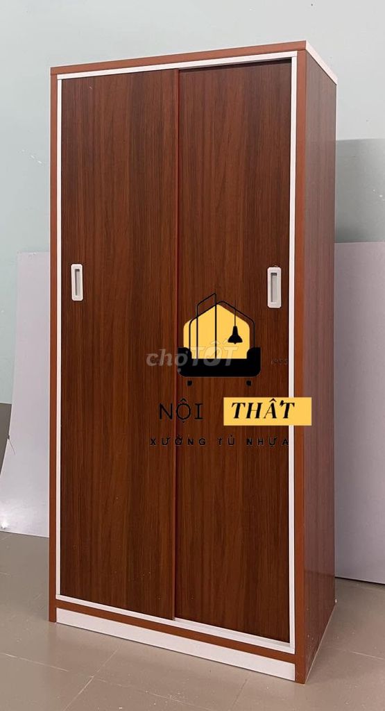 Tủ quần áo Nhựa Đài Loan Nâu 1m8x82cm. Mua bán Tủ, kệ gia đình tại Quận Phú Nhuận Tp Hồ Chí Minh được đăng bởi Cửa Hàng Nội Thất hình 1
