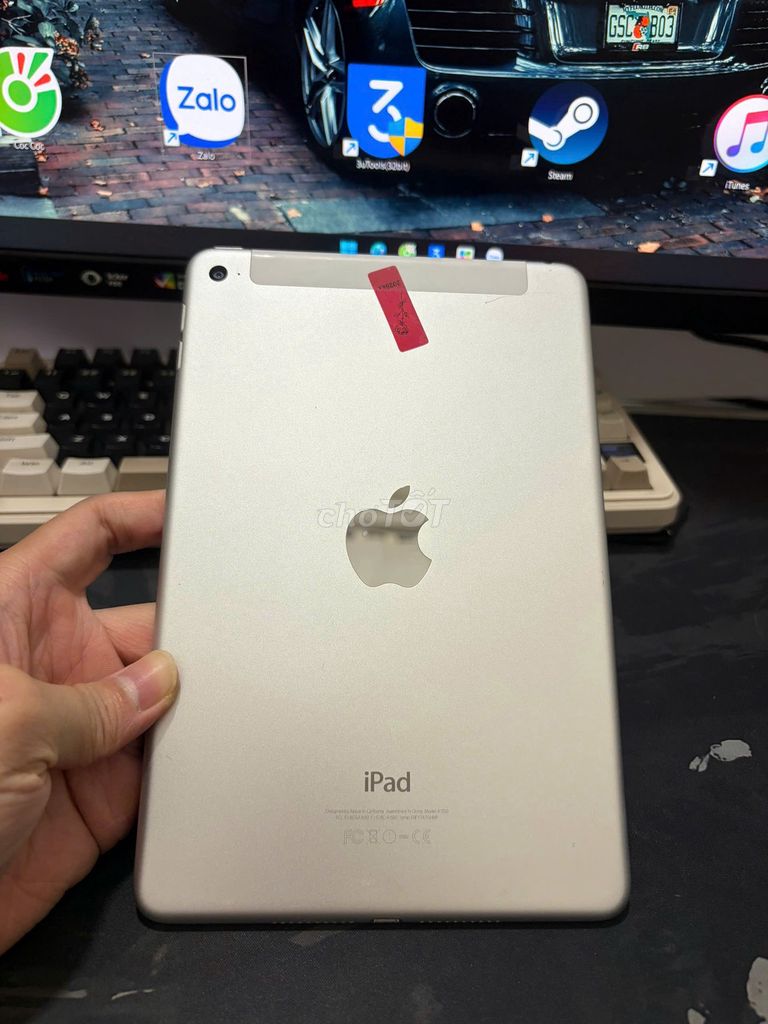 iPad Mini 4 bản 128GB đầy đủ Wifi + Sim. Mua bán Máy tính bảng tại Quận Cầu Giấy Hà Nội được đăng bởi Hàn Trâm hình 1