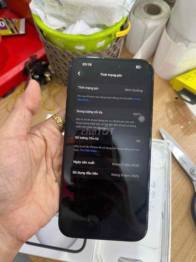 Apple iPhone 15 Plus 128GB Đen VN/A pin zin 100. Mua bán Điện thoại tại Huyện Hóc Môn Tp Hồ Chí Minh được đăng bởi Tuấn  hình 1