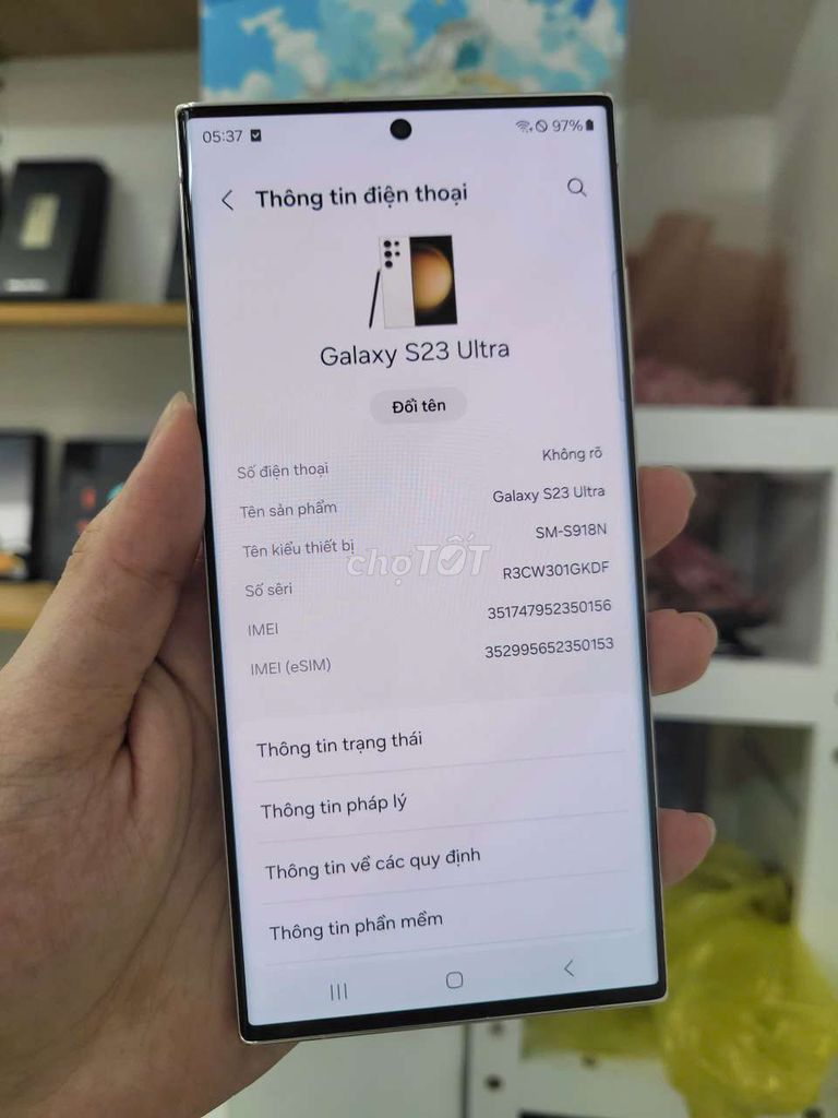 Samsung Galaxy s23Ultra, Có Góp, Có Bảo Hành 1Năm. Mua bán Điện thoại tại Quận 1 Tp Hồ Chí Minh được đăng bởi Trương Võ Thanh Hằng hình 3
