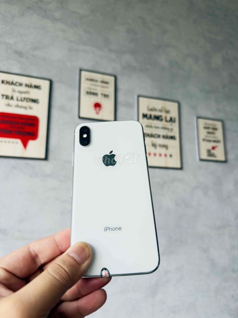 iPhone X quốc tế 64GB Trắng Đẹp 99%. Mua bán Điện thoại tại Thành phố Thủ Đức Tp Hồ Chí Minh được đăng bởi Đức Mobile Software hình 1