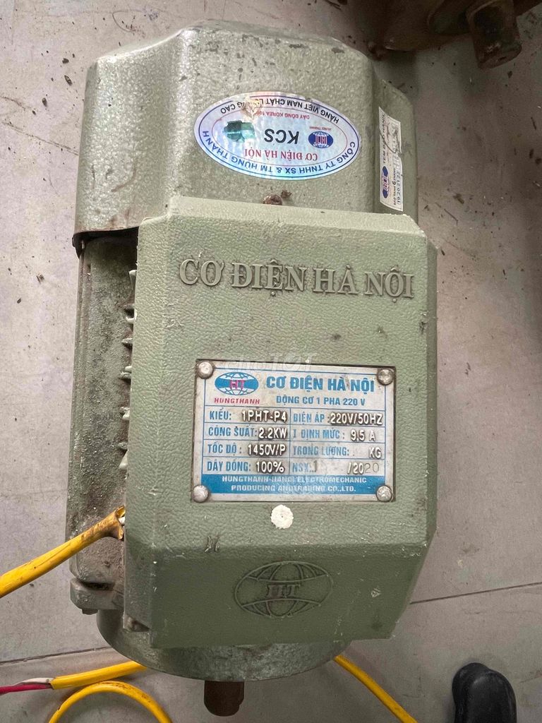mô tơ điện Cơ Điện Hà Nội 1PHT-P4 Xám xanh. Mua bán Đồ chuyên dụng, Giống nuôi trồng tại Quận Hà Đông Hà Nội được đăng bởi Hoàng Long hình 1