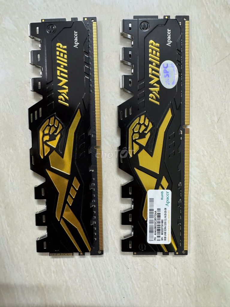 Ram Apacer Panther 8GBx2 Bus 3k2 BH 08/2025