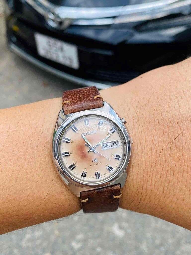 Orient Hiace Automatic Dial lên dầu chất Vintage