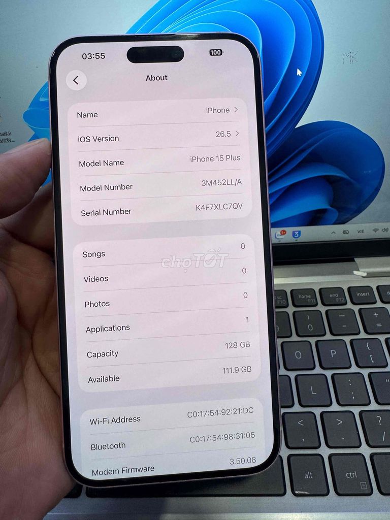 Apple iPhone 15 Plus 128GB Hồng. Mua bán Điện thoại tại Quận 6 Tp Hồ Chí Minh được đăng bởi QUỐC THIÊN BÁN GÓP 0 ĐỒNG  hình 1