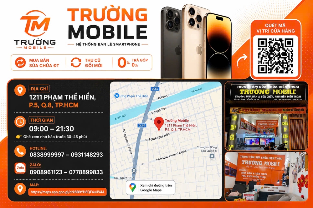 TRƯỜNG MOBLIE Chuyên mua bán sửa chữa ĐTDĐ tại Quận 8, Tp Hồ Chí Minh hình 1