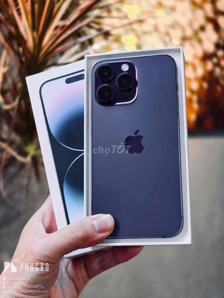 iPhone 14 Pro Max 512GB Tím FULLBOX  APPLE 12/2024. Mua bán Điện thoại tại Quận Thanh Xuân Hà Nội được đăng bởi Nguyễn Huy Dũng hình 1